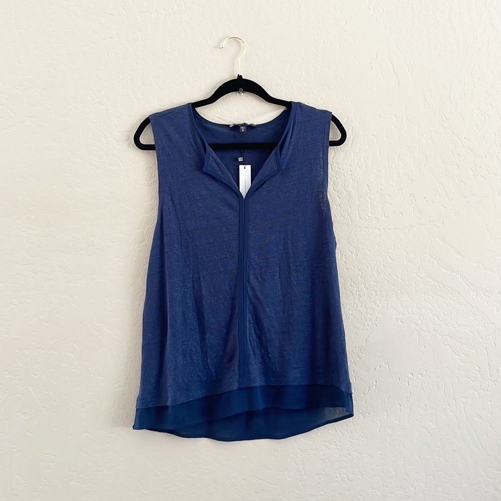 Sanctuary Blue Sleeveless Top - Picture 2 of 7